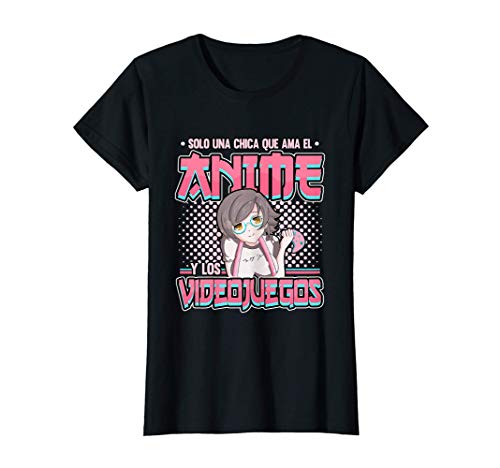 Solo una chica que ama el anime y los videojuegos Otaku Camiseta