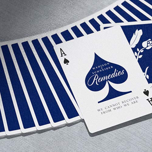 SOLOMAGIA Remedies (Royal Blue) Playing Cards by Madison x Schneider