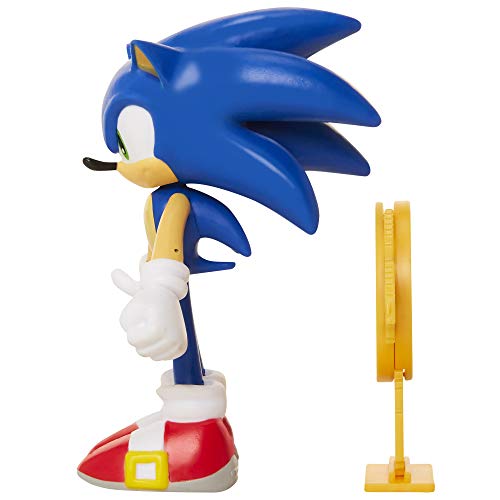 Sonic: Figura de acción Sonic (tamaño 10 cm) articulada y con Accesorio