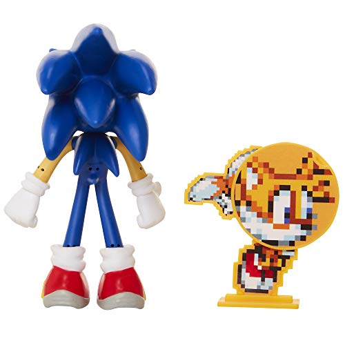 Sonic: Figura de acción Sonic (tamaño 10 cm) articulada y con Accesorio