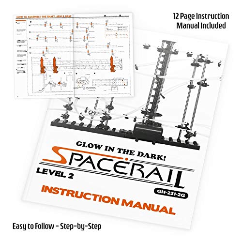 SpaceRail Level 2 - Montaña Rusa Infinita Que Brilla en la Oscuridad