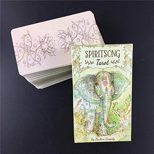 Spiritsong Tarot Cards Deck Games Oracle Party Naipes Inglés Tarot Table Juego de Mesa Adivinación Destino Entretenimiento,Board Game,Only Tarot