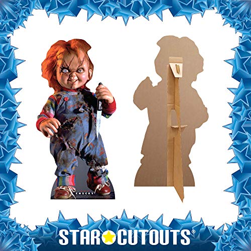 Star Cutouts Ltd SC1316 Scarred Chucky Juego para niños Halloween, Amigos y Fans