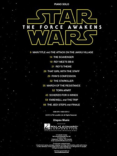 Star Wars: The Force Awakens (Piano Solo