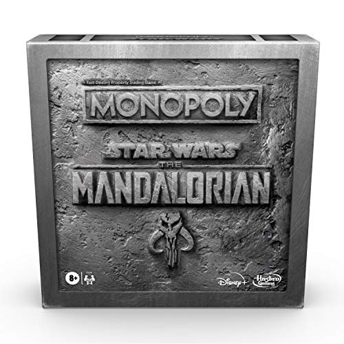 Star Wars The Mandalorian - Monopoly Unisex Juego de Mesa Standard, Plastico,