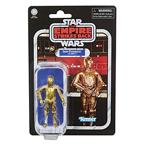 Star Wars The Vintage Figura De Cetrespeó C-3Po, Collection: El Imperio Contraataca (Hasbro E9572ES0)