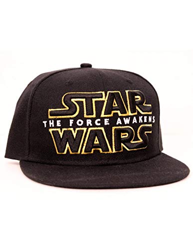 Star Wars Vii Logo Cap Snapback | La Fuerza despierta Principal | negro