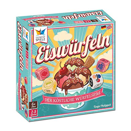 Starnberger Spiele - Cubitos de hielo - El delicioso juego de dados para toda la familia - Regalo ideal para los amantes del hielo.