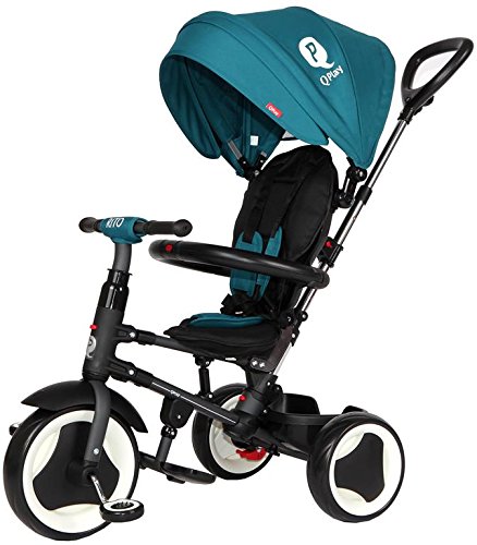 Sun Baby J01.013.1.1 Triciclo Qplay Rito-Verde, Multicolor