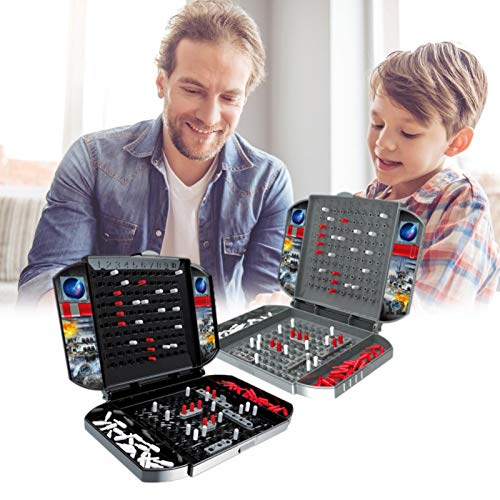 Sunnyushine Classic Naval - Juego de combate, Battleship, juego de mesa para 2 jugadores, batalla naval, juegos de estrategia de batalla, juegos de mesa para niños y adultos