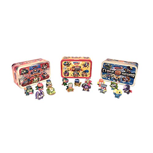 SuperZings Rivals of Kaboom - Pack de 3 Latas (PSZSV123IN00) con 5 Figuras Cada Una, Colección completa