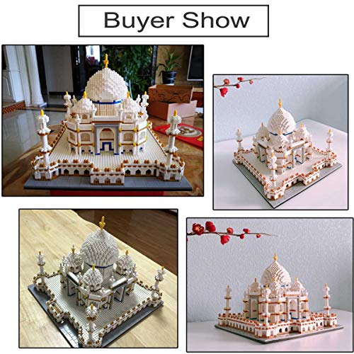 Taj Mahal World Famous Landmark 3900 + pcs Nano Mini Kits de Bloques de construcción de construcción de niños de Bricolaje Educativo Regalos de Juguete