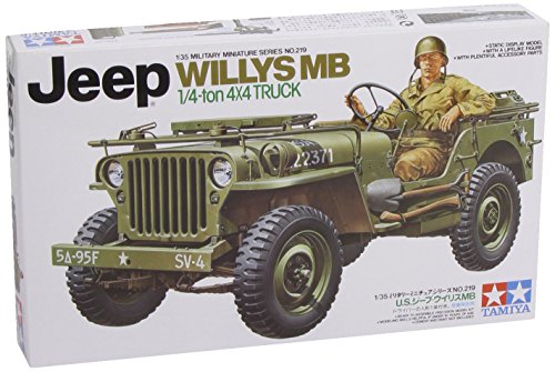 Tamiya 300035219 Jeep Willy MB, Escala 1/35, Verde