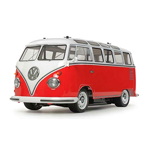 Tamiya 58668 - Coche teledirigido (Escala 1:10, Volkswagen Bus Tipo 2 (T1) (M-06), construcción de maquetas