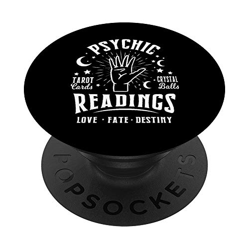 Tarot Card Gypsy Fortune Teller Psychic Crystal Ball Regalo PopSockets PopGrip: Agarre intercambiable para Teléfonos y Tabletas