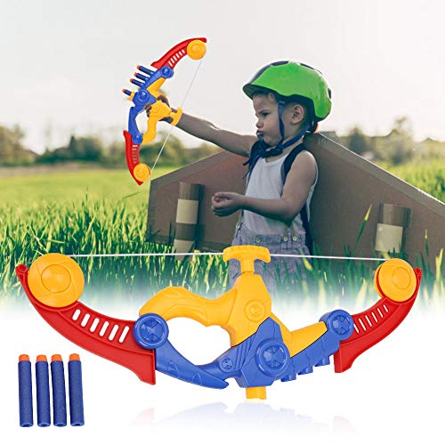 Tbest Kids Bow Arrow Game, Niños Soft Archery Bow Arrow Toy Set para niños Juego de Tiro al Aire Libre