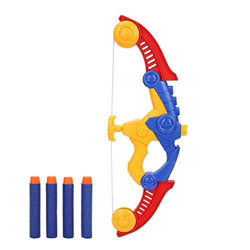 Tbest Kids Bow Arrow Game, Niños Soft Archery Bow Arrow Toy Set para niños Juego de Tiro al Aire Libre