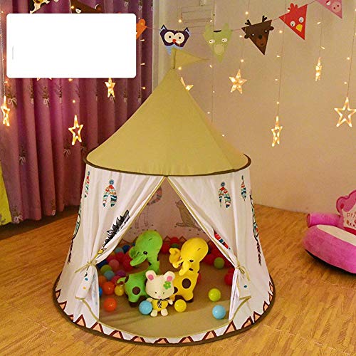 Tbest Kids Play Tent, Princess Castle Play House Large Carpa Interior para niños para Regalo de bebé