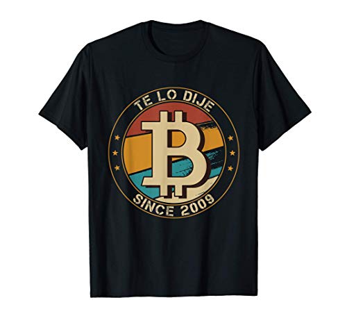 Te lo dije - Divertido Bitcoin BTC HODL Crypto Krypto Moneda Camiseta