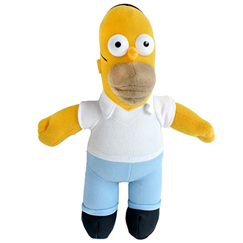 TE-Trend Simpsons Mercancías Muñeca de Trapo Tela Figuras Simpsons Muñeca Barba Homer Simpson 25CM - Bart Simpson