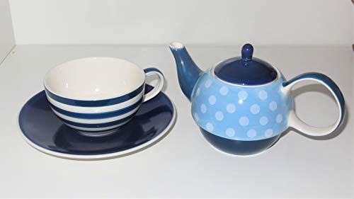 Tea for one Set "Oke" Keramik, 4-teilig Kanne: 0,4 l, Tasse: 0,2 l