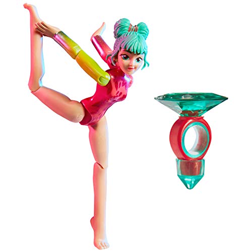 Team Gem Magic Balance GEM Gymnast Doll-Muñeca de Jade (Moose Toys 601JAD)
