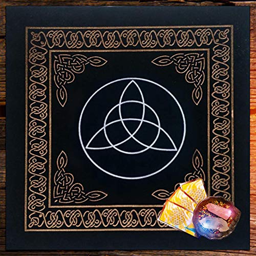 Tela del Tarot De Altar, 50 50 CM Mantel De Cartas De Tarot Mantel De Constelación Mantel De Juego De Tarot Lavable Tapiz, Mantel De Cartas De Adivinación De Tarot De Astrología para Asesores