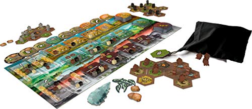 Thames & Kosmos 691059 Tribes: Amanecer de la Humanidad | 30.000 años de Civilización en 45 Minutos. Juego de Mesa competitivo de 2 a 4 Jugadores