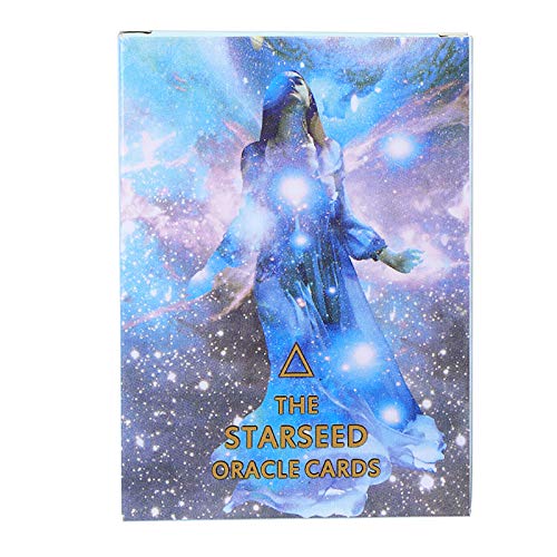 The Starseed Oracle Tarot: A-53 Cards, Online PDF Guide, Land Juegos de Mesa holográficos Adivinación para Adultos y niños Juego de Mesa Dobble Playing Card