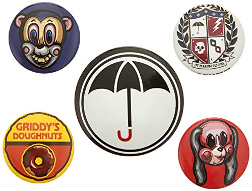 The Umbrella Academy - Insignias (10 x 12,5 cm), Multicolor