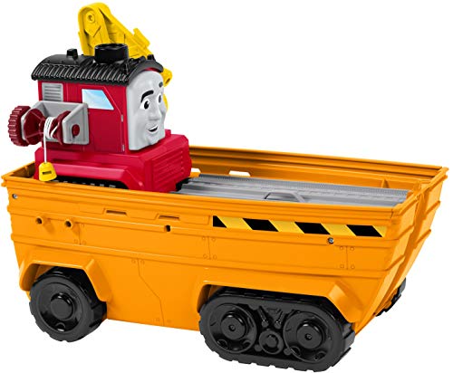 Thomas & Friends GDV38 Thomas and Friends Super Cruiser 2 en 1 - Juego de vehículos Grandes y Pistas con Motores Trackmaster y MINIS Train Engine, Multicolor