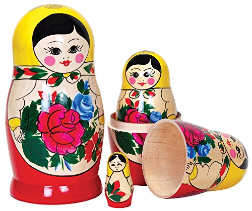 Tobar Russian Matryoshka Nesting Dolls (7 Pieces) Design/Color May Vary.