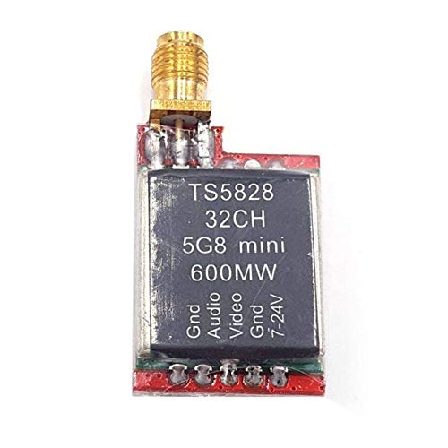 TOOGOO TS5828 5.8G 32CH 7-16V 600Mw Transmisor Inalámbrico de Audio Y Video VTX para QAV250 ZMR250 VX210 Marco de Cuadricóptero de Fibra de Carbono Marciano