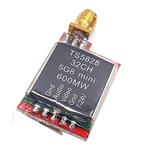 TOOGOO TS5828 5.8G 32CH 7-16V 600Mw Transmisor Inalámbrico de Audio Y Video VTX para QAV250 ZMR250 VX210 Marco de Cuadricóptero de Fibra de Carbono Marciano