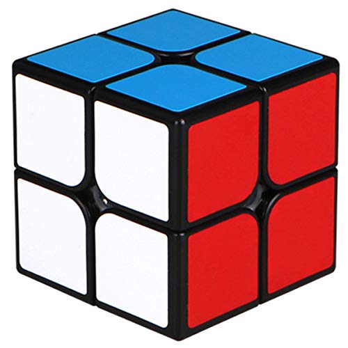 TOYESS Cubo Mágico ,Speed Cube 2x2 Rompecabezas Cubo de Velocidad Regalo de Adulto para Niños,Negro