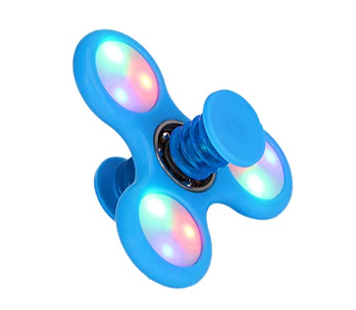 TOYLAND Spinnerooz Light Up Hand Spinner Juguete de Novedad - Fidget Spinner - 5 en 1 - Salta, rebota, Gira - 1 al Azar