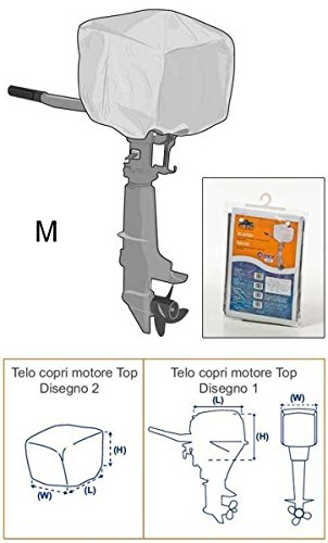 TREM COVY" CUBIERTA MOTOR FUERABORA TALLA M Adecuado Para Fuerabordas de 150-300 HP