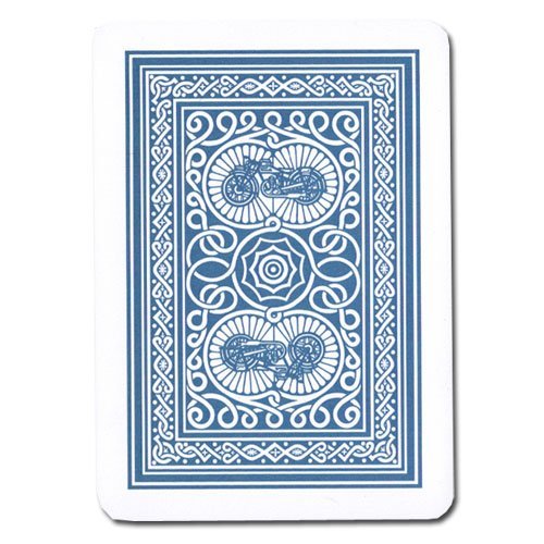 Trofeo antiguo Modiano 100% plástico cartas de Poker - azul