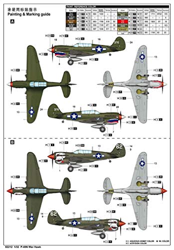 Trumpeter 02212 1/32 P-40N - Maqueta de Kitty Hawk