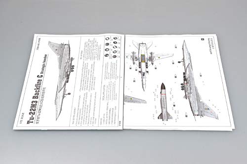 Trumpeter 1656 Tu-22M3 Backfire C - Bombardero a escala [importado de Alemania]