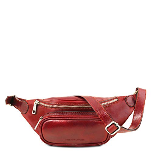 Tuscany Leather Riñonera en Piel - TL141797 (Rojo)