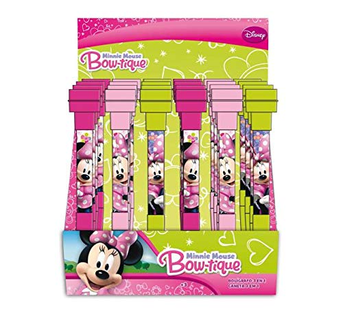 Twenty Feet Minnie Mouse - Juego de cama (funda nórdica de 140 x 200 cm, 2 fundas de almohada y 2 bolígrafos 3 en 1)