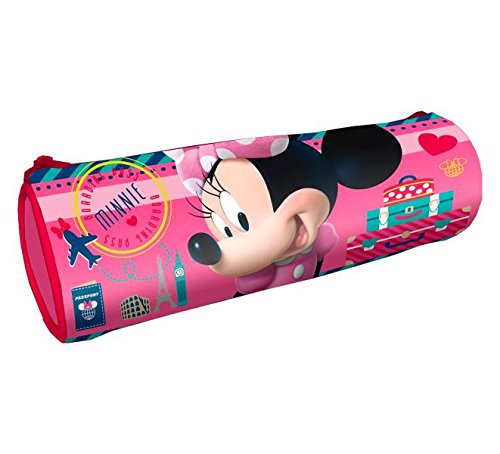 Twenty Feet Minnie Mouse - Juego de cama (funda nórdica de 140 x 200 cm, 2 fundas de almohada y 2 bolígrafos 3 en 1)