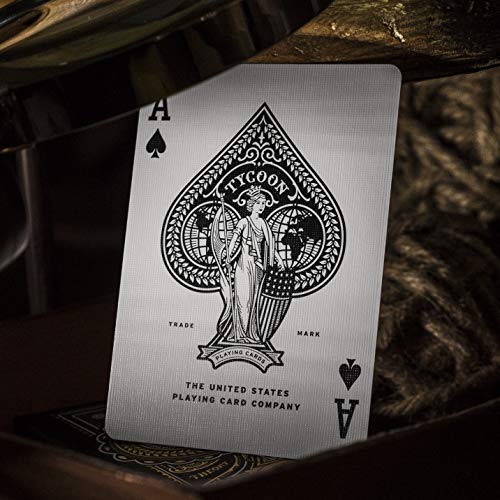 Tycoon Playing Cards (Negro)