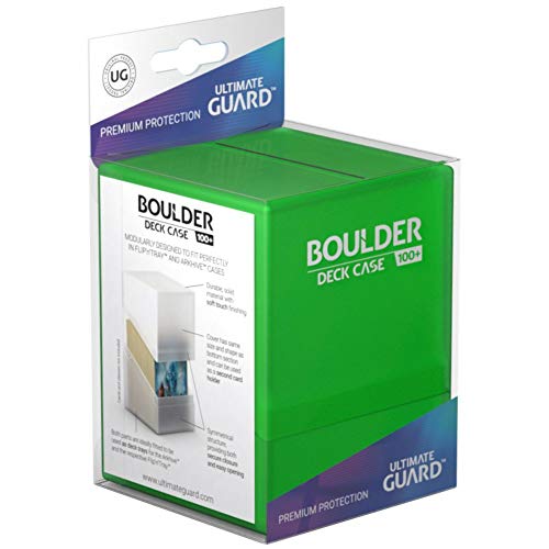 Ultimate Guard ugd010694 – Boulder Deck Case, 100 Plus, tamaño estándar, Verde Esmeralda