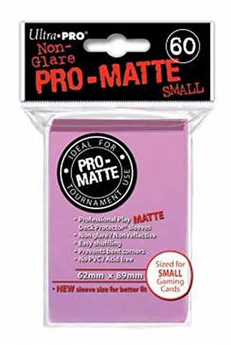 Ultra Pro - 330629 - Jeu De Cartes - Housse De Protection - Pro-matte - Rose - Petit - D10