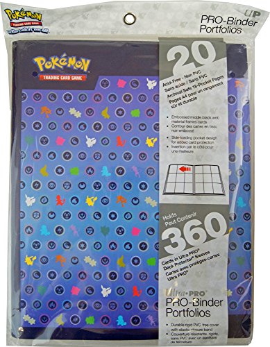 Ultra Pro Juego de cartas C6 con silueta de Pokémon de PROBINDER POK