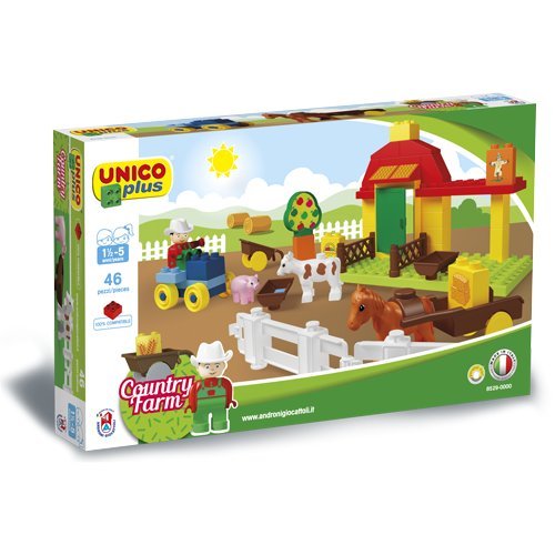 Unico Plus- Granja Juego de construcción (Androni 8529)