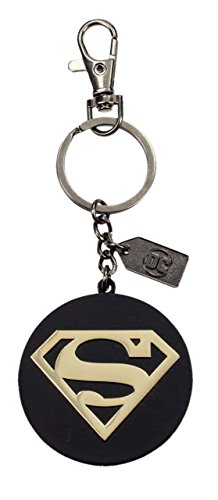 Universo DC Llavero logo de metal Superman, color dorado (SD Toys SDTWRN20925)