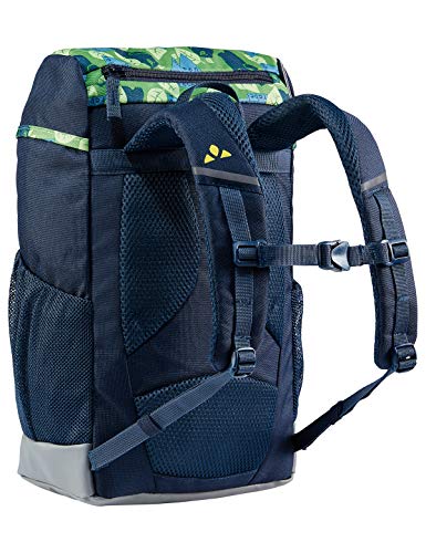 VAUDE 15476 Unisex Niños Mochilas 10-14L, Parrot Green/Eclipse, 10 Litros